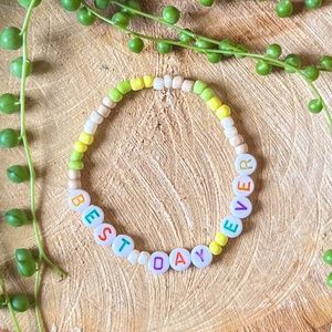 Best Day Ever Bracelet | Seed Beads | Elastic Stretch | Mac Miller Family